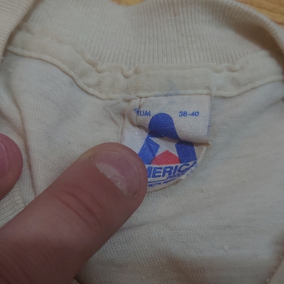 Vintage America Project Single Stitch Puerto Rico Tourist T-Shirt Cream Small - Picture 5 of 11